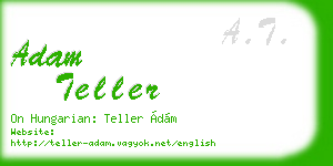 adam teller business card